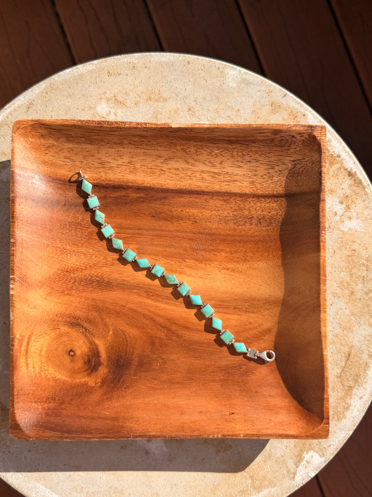 Turquoise Chain Bracelet