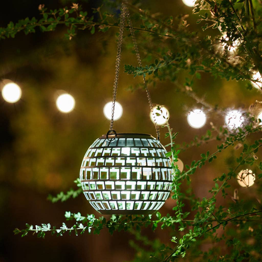 Disco Ball Solar Lantern