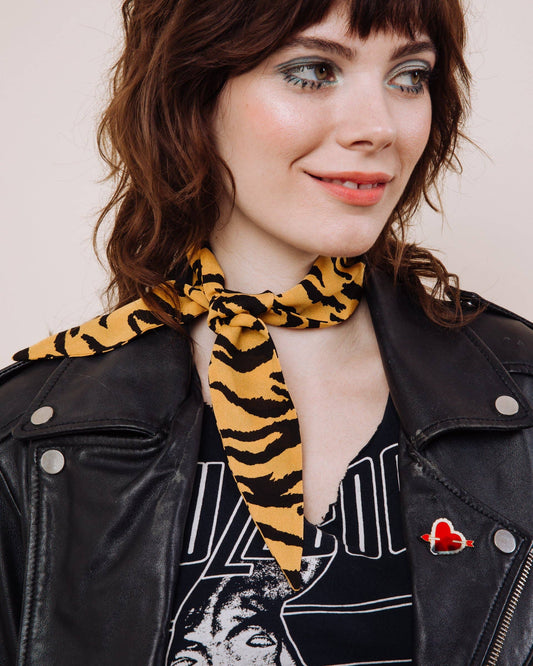 Cat Scratch Fever Scarf Tie - I’m with the Band