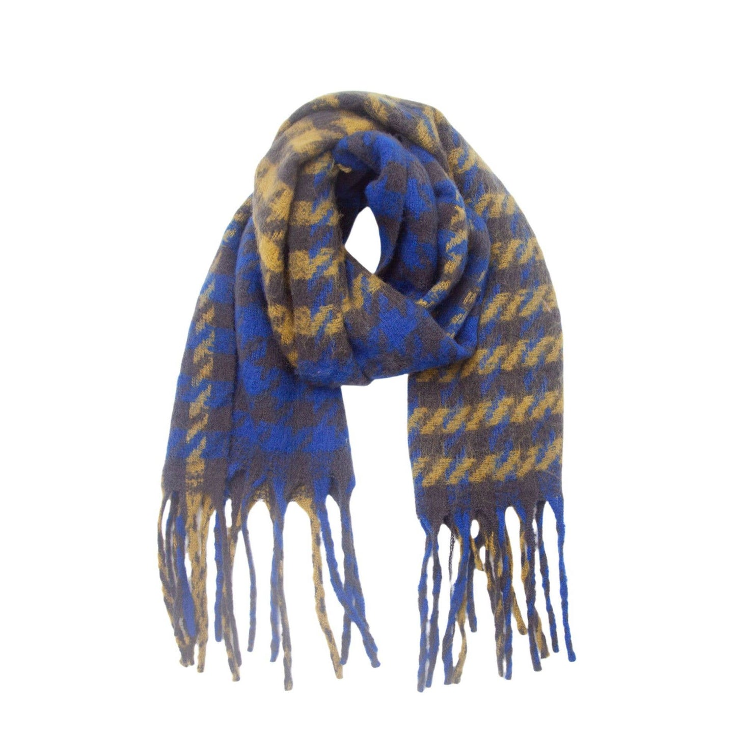 Soft Houndstooth Scarf