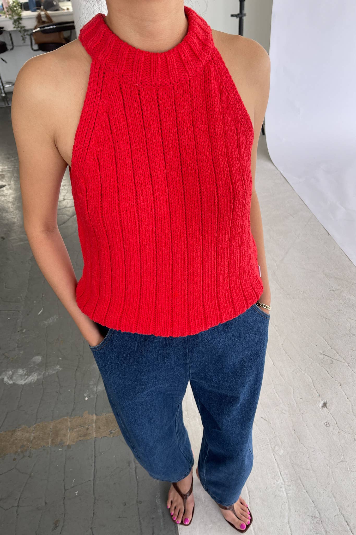 Le Bon Shoppe - Claire Cotton Sweater Tank