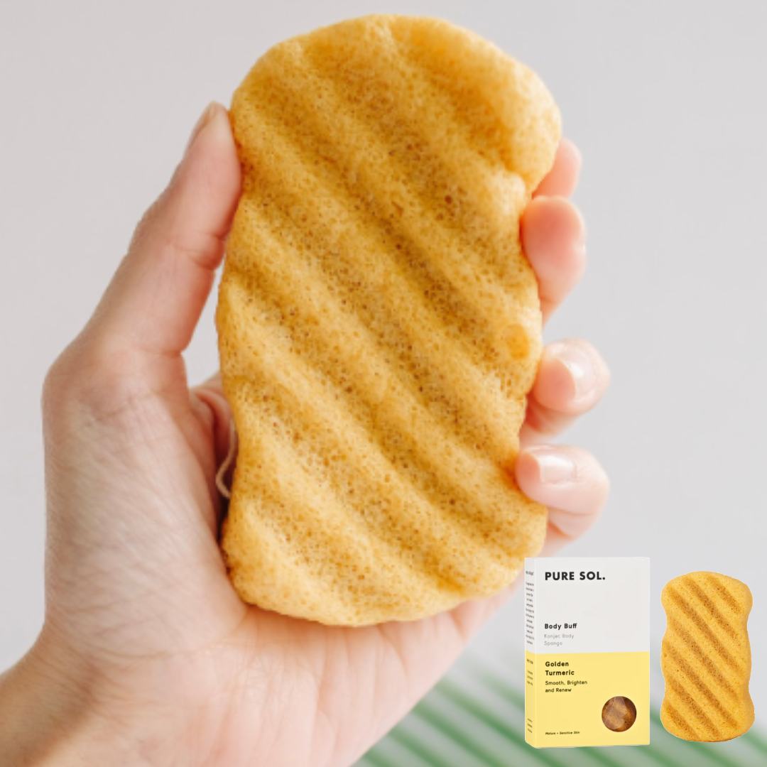 Body Buff Turmeric Body Konjac Sponge