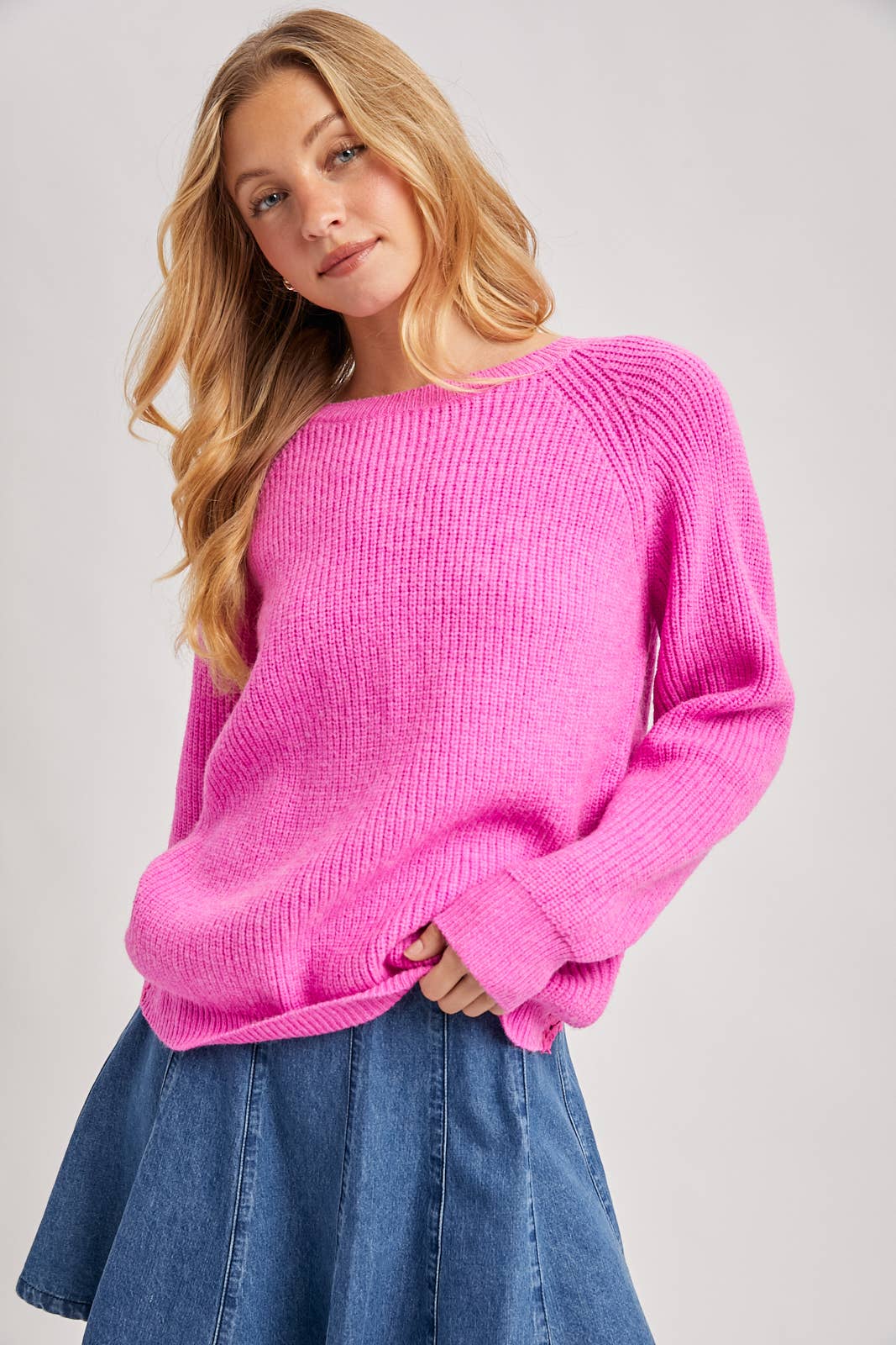 Gabby Crochet Lace Cross Back Pullover