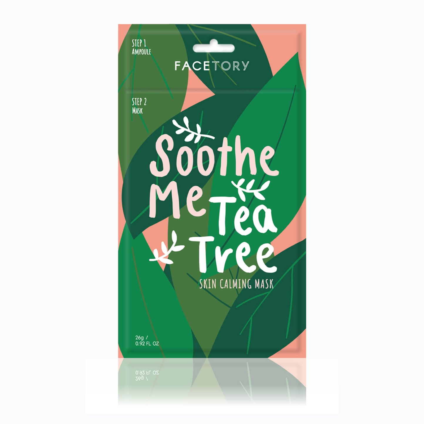 K-Beauty Skin Clearing 2-Step Sheet Mask- Soothe Me Tea Tree