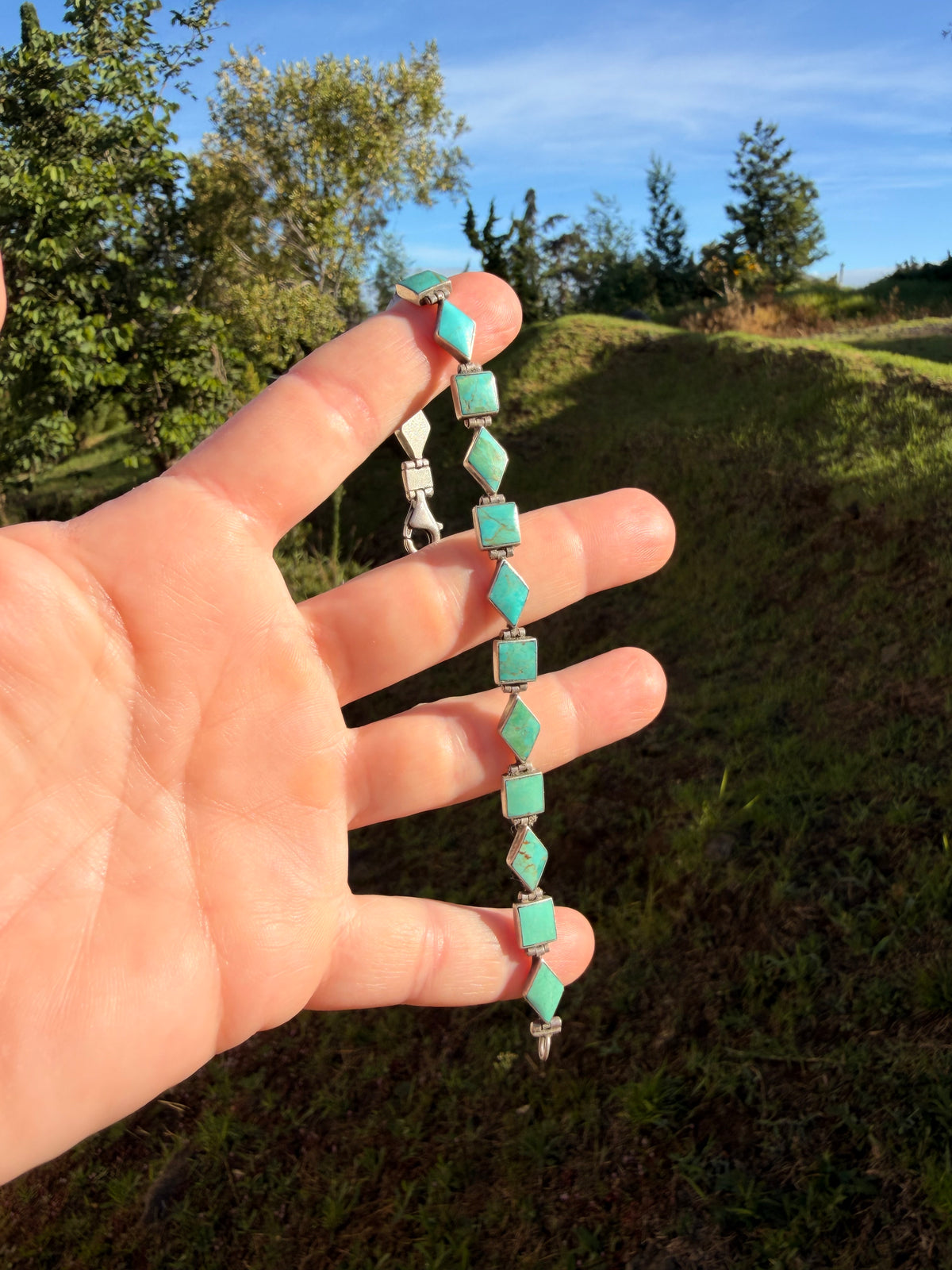 Turquoise Chain Bracelet