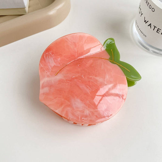 Peach Hair Clip