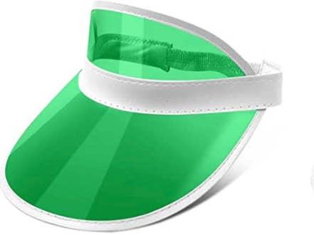 Retro Clear Visor 80's 90's Hat