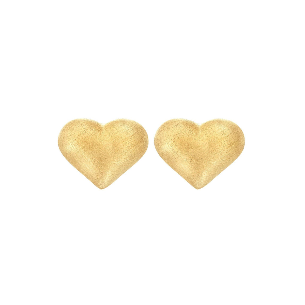 Satin Finished Heart Throb Studs