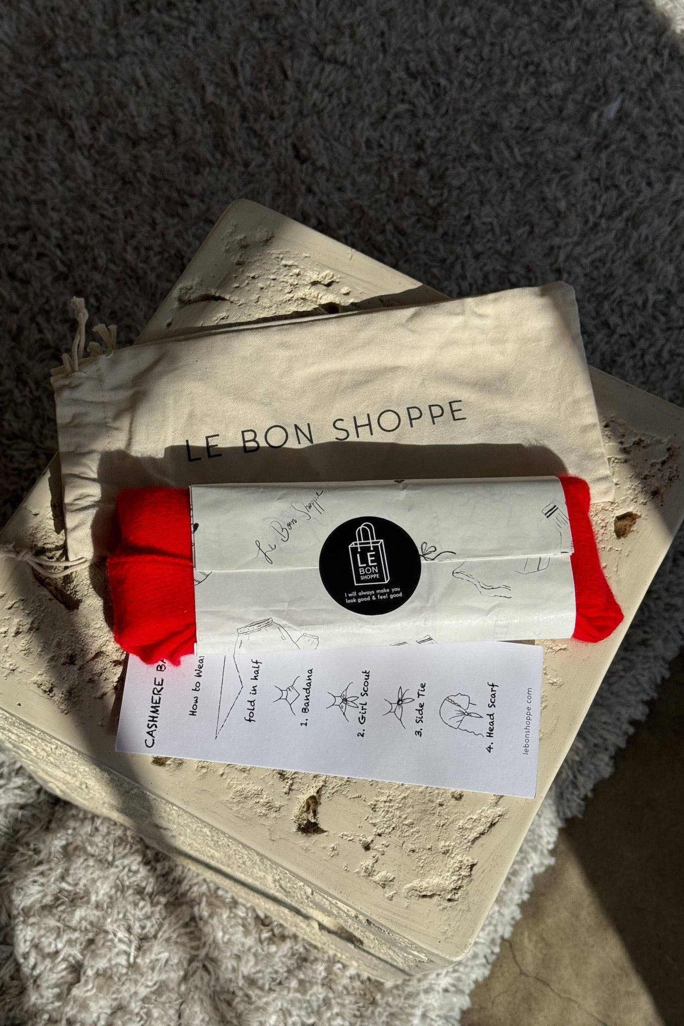 Le Bon Shoppe Cashmere Bandana