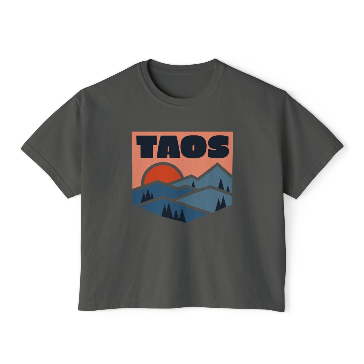 Women's Slightly Cropped Taos Boxy Graphic Tee
