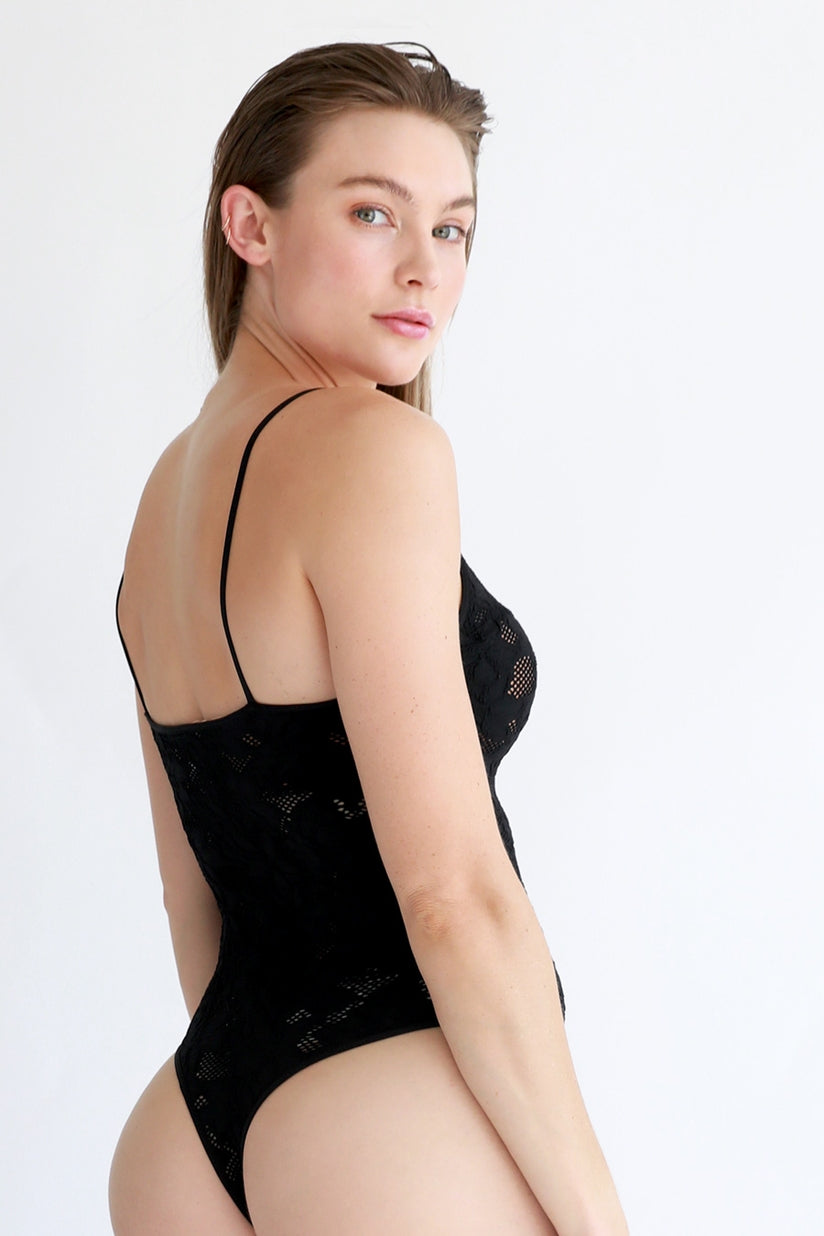 NIKIBIKI Lace Hole Bodysuit