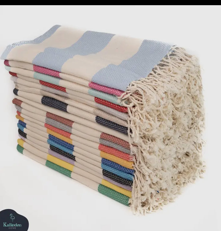 Turkish Towels - Peshtermal - Sand Resistant Beach Towels by Kalkedon
