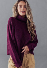 Bella Turtleneck Rib Knit Sweater by Love Tree