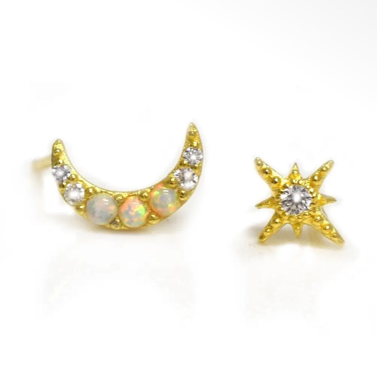 Opal & Diamond Celestial Dream Studs