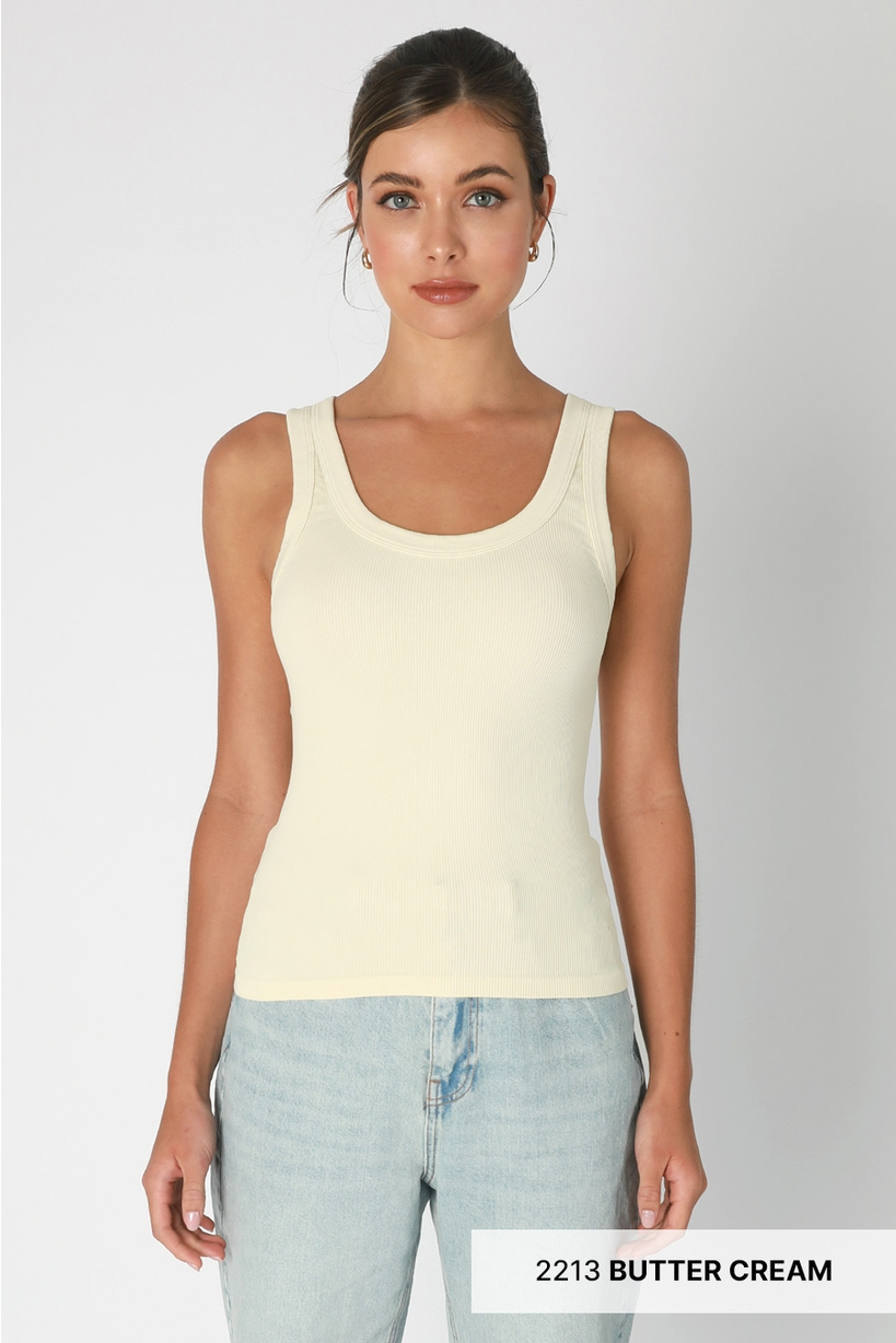 Nikibiki - Reversible Ribbed Tank Top