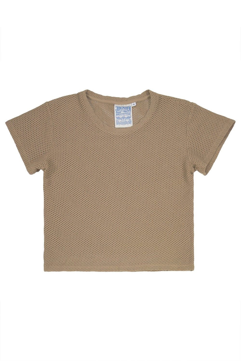 Carmen Mesh Cropped Tee