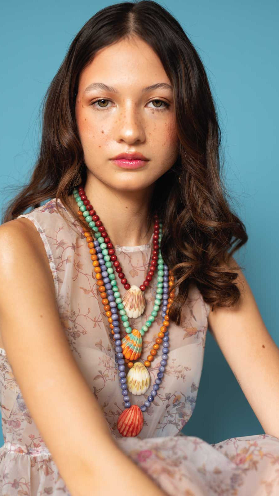 Spondylus Necklace - Coral