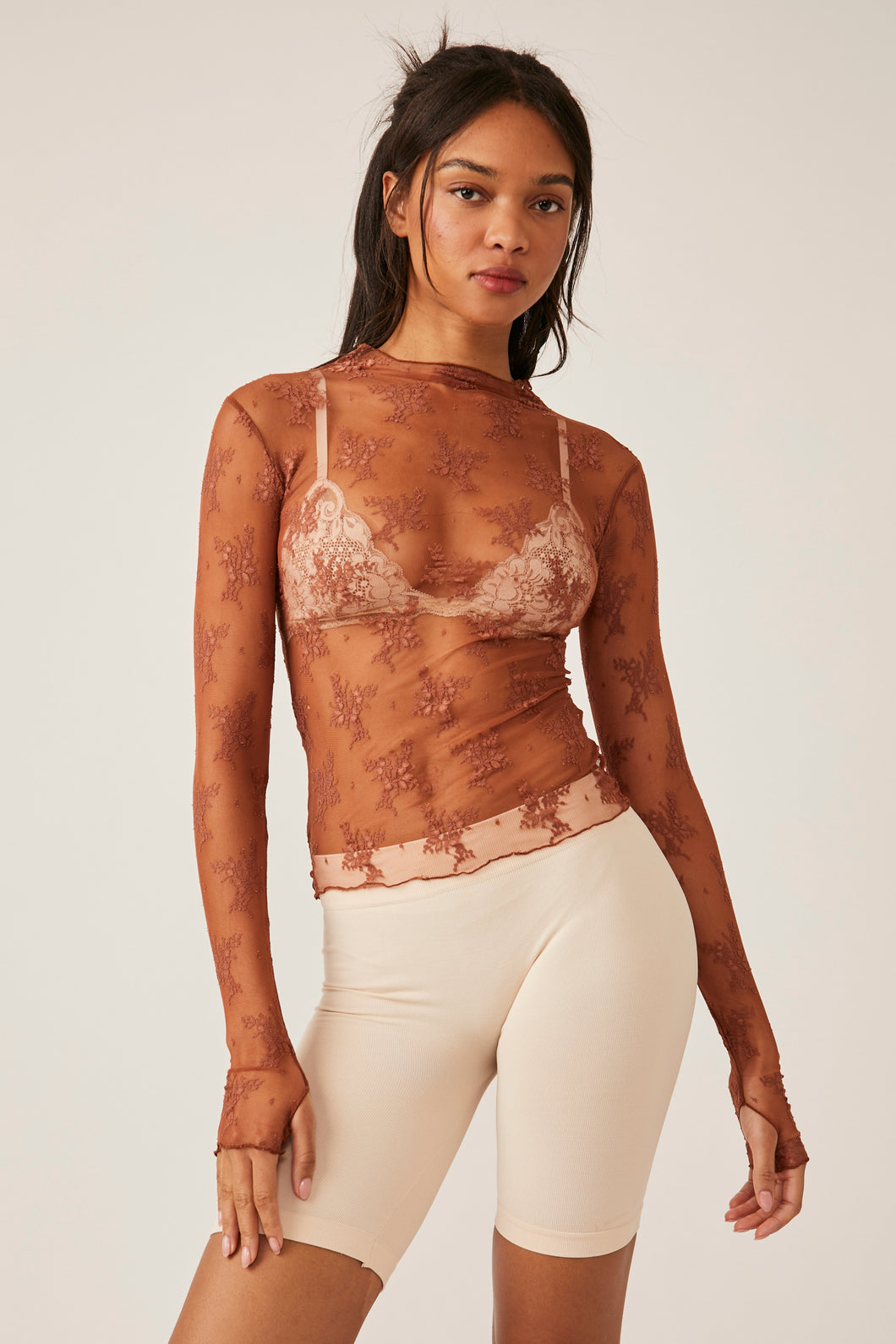 Lady Lux Layering Lace Top by Free People