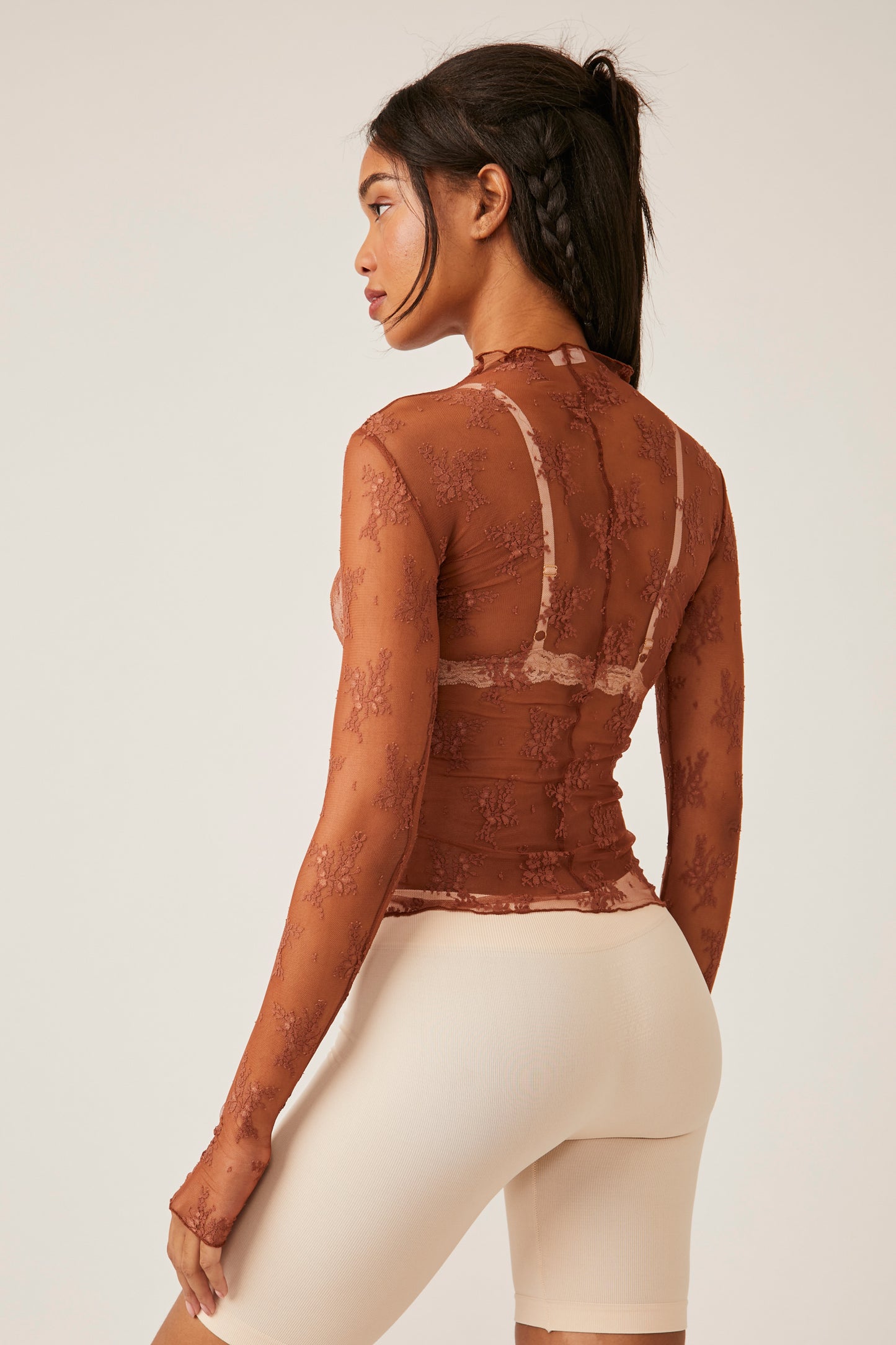 Free People Lady Lux Layering Lace Top