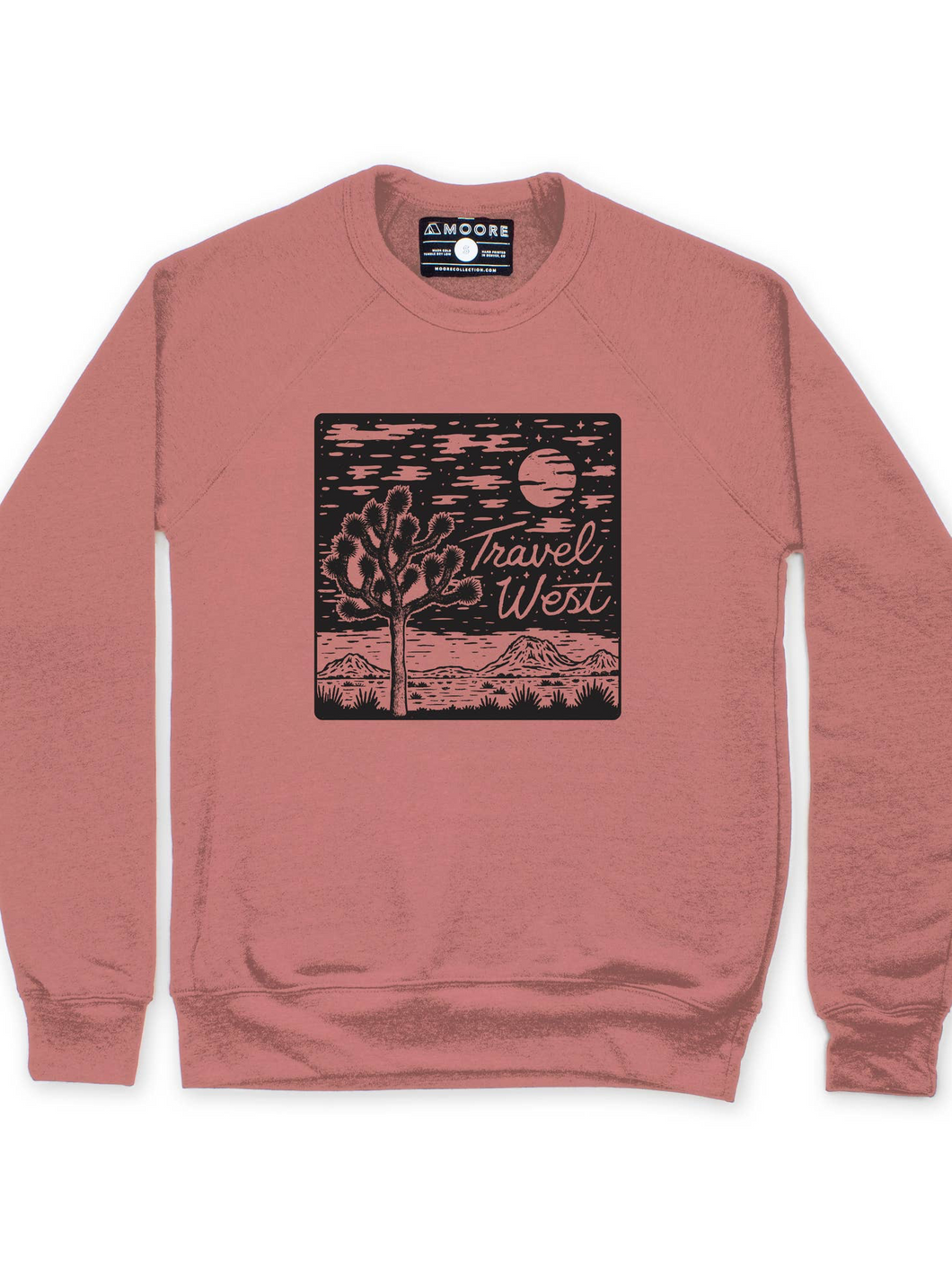 Travel West Crewneck Sweatshirt by Moore Collection
