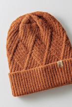Textured Knit Cuff Beanie