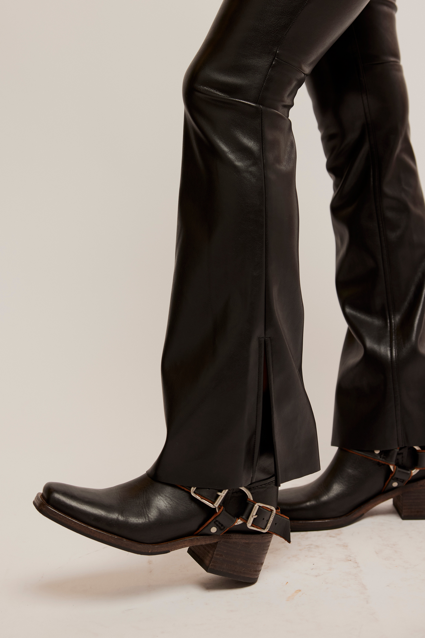 Free People Level Up Vegan Slit Pant