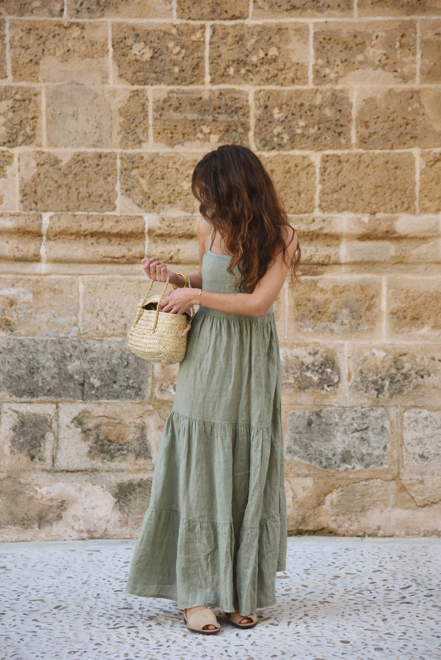 The Alma Dress - Sage