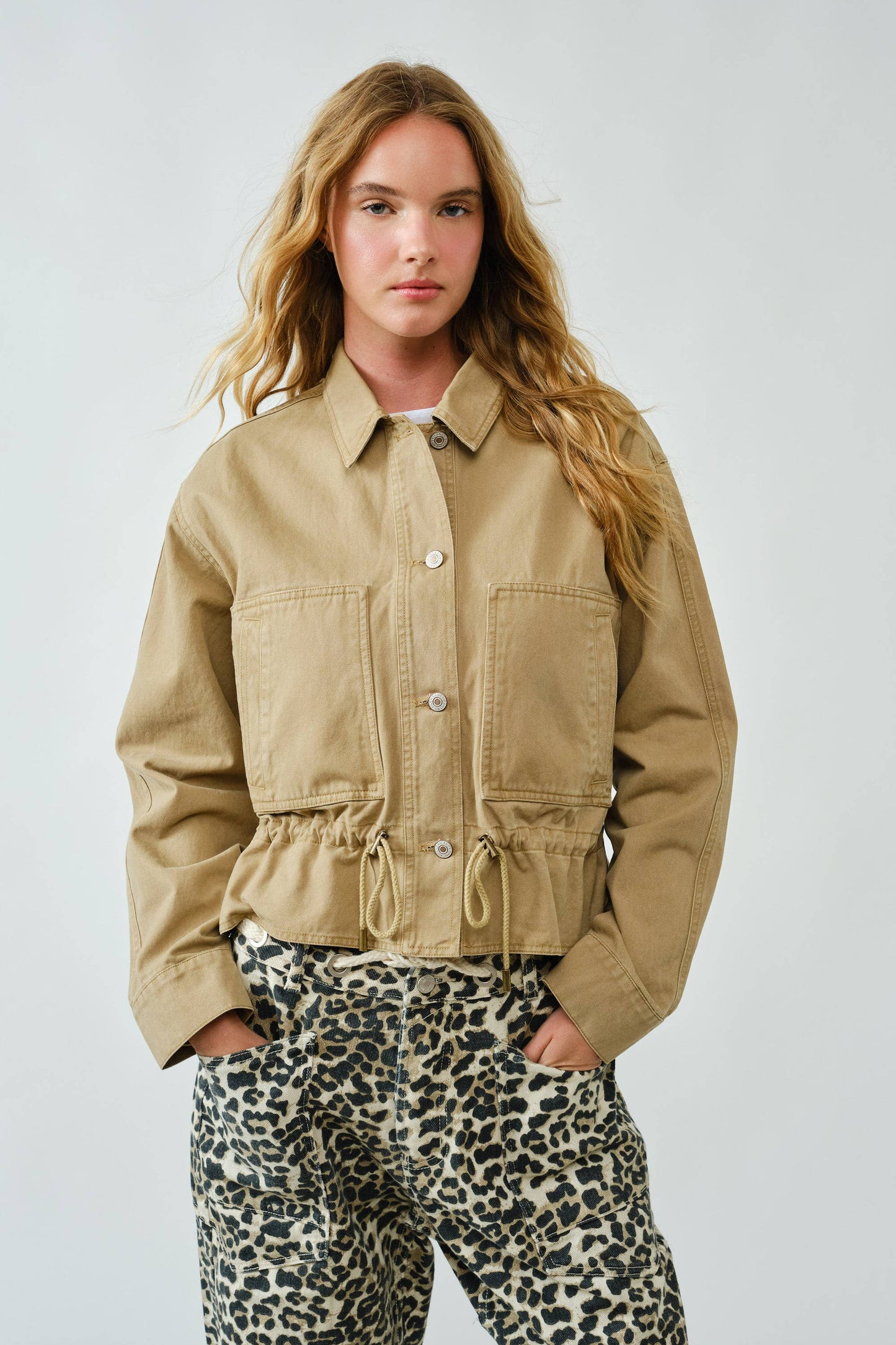 Amelie -  Twill Utility Jacket