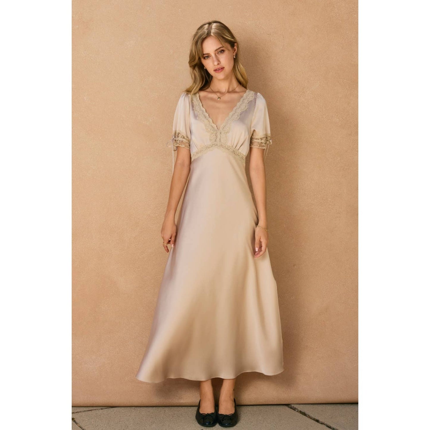 Sam - Satin Midi Dress