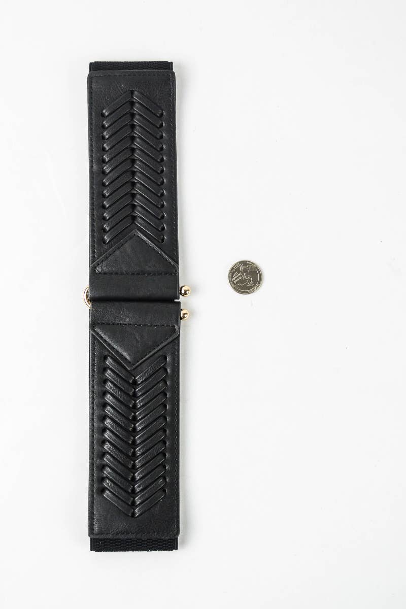 KAT Western Fishtail Braid Cinch Belt