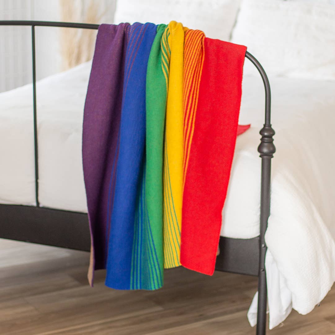 Pride Ombre Throw Blanket