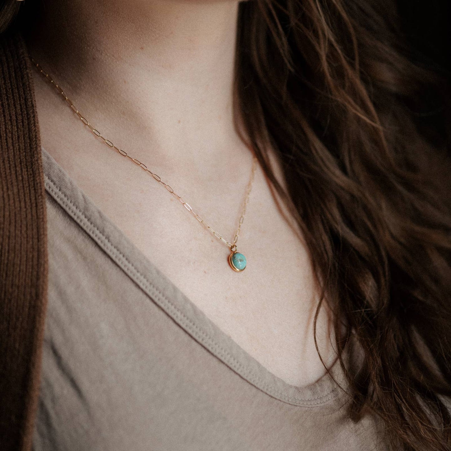 Commonform Hyalite Necklace - Turquoise