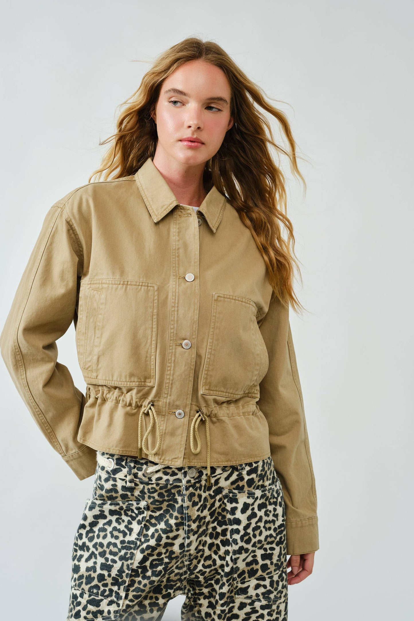 Amelie -  Twill Utility Jacket