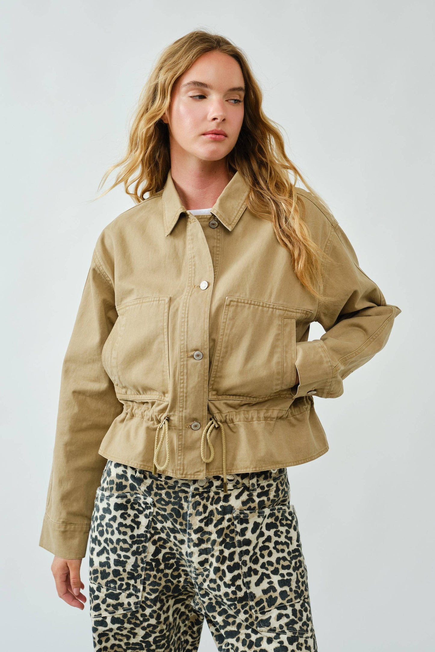 Amelie -  Twill Utility Jacket