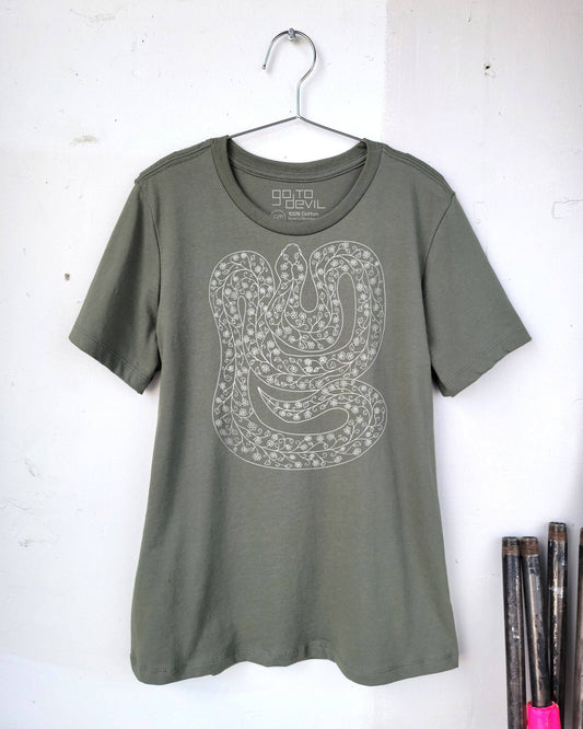 Snake Women's Crew Neck Tee