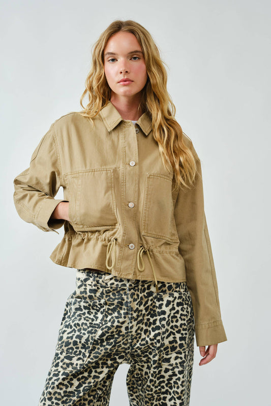 Amelie -  Twill Utility Jacket