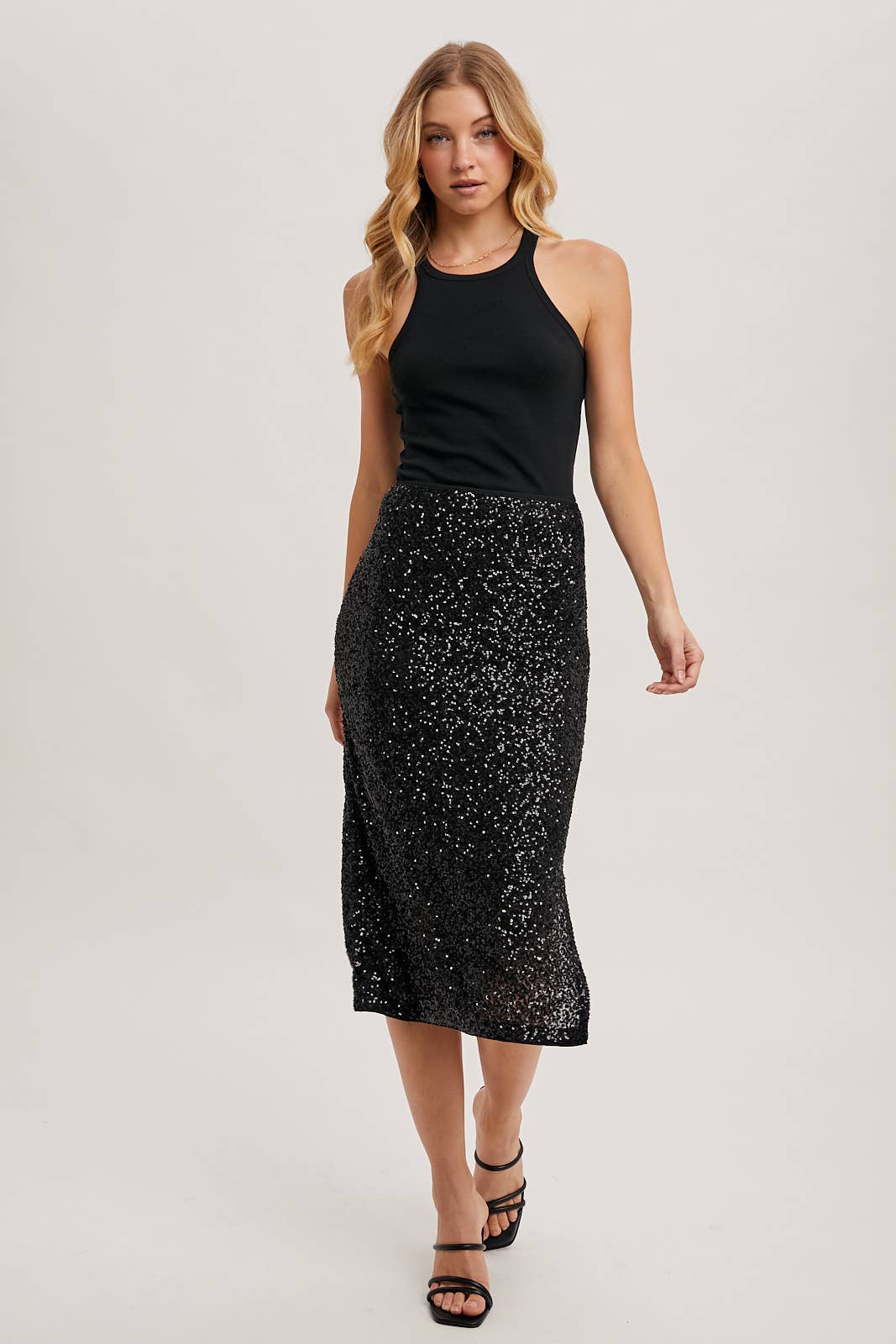 Sammy - Sequin Midi Skirt