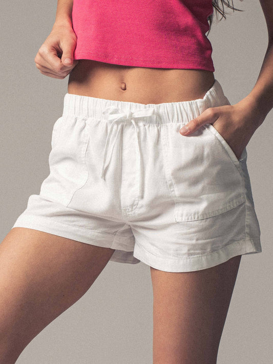 Sammi - Tencel Patch Pocket Summer Shorts