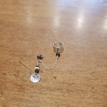 Ear Cuff with Chain & Stud by Stellar Metal Jewelry