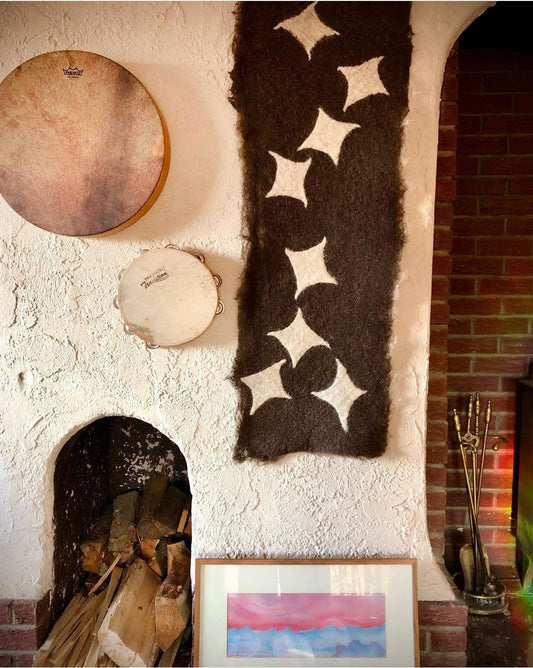 Handmade Crossbody Felted Wool IPad Bag by Lana Dura