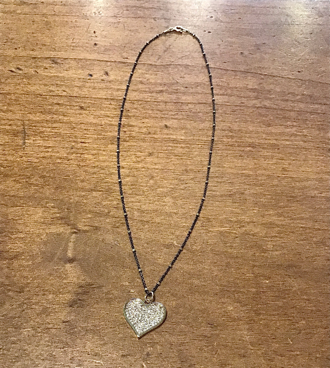Phat Heart Necklace by Sonya Renee Jewelry