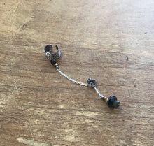 Ear Cuff with Chain & Stud by Stellar Metal Jewelry